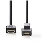 NEDIS Câble HDMI rotatif haute vitesse avec Ethernet Noir (1.5 mètre)