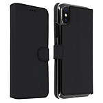 Akashi Etui folio cuir (noir) - iPhone Xs Max
