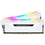 Corsair Vengeance RGB PRO DDR4 2 x 8 Go 3200 MHz CAS 16 Blanche