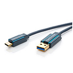 Clicktronic Câble USB-C To USB-A 3.0 (Mâle/Mâle) - 0.5 m