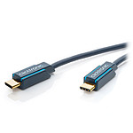 Clicktronic Câble USB-C To USB-C 3.1 (Mâle/Mâle) - 1 m