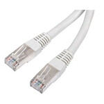 Câble RJ45 catégorie 6 F/UTP 0,5 m (Beige)