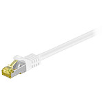 Cable RJ45 Cat 7 S/FTP (blanc) - 1 m