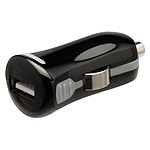 Mini chargeur USB 2.1A sur prise allume-cigare (noir)