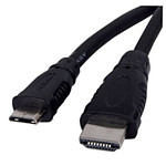 Câble HDMI mâle / mini HDMI mâle - (5 mètres)