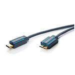 Clicktronic Câble USB-C To Micro USB-B 3.0 (Mâle/Mâle) - 1 m