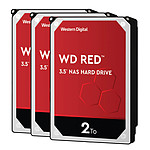 Western Digital WD Red - 2 To - 64 Mo - Pack de 3