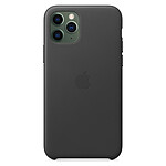 Apple Coque en cuir (Noir) - iPhone 11 Pro