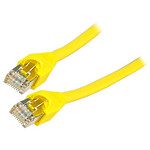 Cable RJ45 Cat 6 S/FTP (jaune) - 2 m