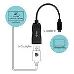 Câble USB Adaptateur USB-C 3.1 vers DisplayPort 1.2 - 15 cm - Autre vue