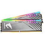 Gigabyte Aorus RGB Argent- 2 x 8 Go (16 Go) - DDR4 3200 MHz - CL16