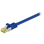 Cable RJ45 Cat 7 S/FTP (bleu) - 15 m