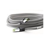 Câble RJ45 Cable RJ45 Cat 8.1 S/FTP (gris) - 0,5 m - Autre vue