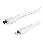 Cable USB-C vers Lightning (blanc) - 2 m