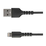 Cable USB-A vers Lightning (noir) - 1 m