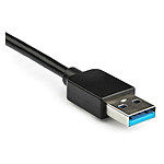 Câble DisplayPort Adaptateur USB 3.0 vers double DisplayPort - Autre vue