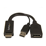 Adaptateur HDMI 1.4 vers DisplayPort avec alimentation USB