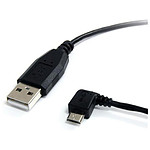 Câble USB-A vers Micro-B coudé