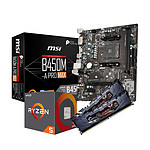 AMD R5 1600AF - MSI B450 - RAM 16Go 3200MHz