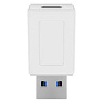 Adaptateur USB 3.0 vers USB-C (blanc)