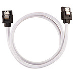 Câble Serial ATA Corsair Câble SATA gainé Premium (blanc) - 60 cm - Autre vue
