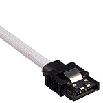 Câble Serial ATA Corsair Câble SATA gainé Premium (blanc) - 30 cm - Autre vue