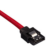 Corsair Câble SATA gainé Premium (rouge) - 30 cm