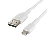 Adaptateurs et câbles Câble USB-A vers Micro-USB (blanc) - 1 m - Autre vue