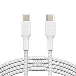 Câble USB-C vers USB-C (blanc) - 1 m