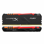 HyperX Fury RGB - 2 x 32 Go (64 Go) - DDR4 3200 MHz - CL16