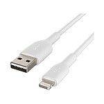 Adaptateurs et câbles Câble USB-A vers Lightning MFI (blanc) - 2 m - Autre vue