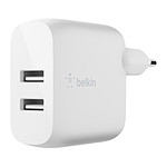 Belkin chargeur secteur double - USB A - 24W