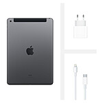 Tablette reconditionnée Apple iPad Wi-Fi + Cellular 10.2 - 32 Go - Gris sidéral (8 ème génération) · Reconditionné - Autre vue