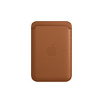 Apple Porte-cartes en cuir avec MagSafe pour iPhone - Havane