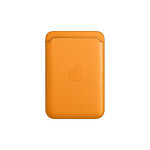 Apple Porte-cartes en cuir avec MagSafe pour iPhone - Pavot de Californie