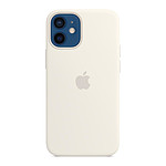 Apple Coque en silicone avec MagSafe pour iPhone 12 mini - Blanc
