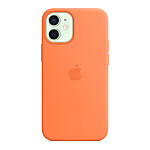 Coque et housse Apple Coque en silicone avec MagSafe pour iPhone 12 mini - Kumquat - Autre vue