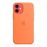 Coque et housse Apple Coque en silicone avec MagSafe pour iPhone 12 mini - Kumquat - Autre vue