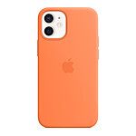 Coque et housse Apple Coque en silicone avec MagSafe pour iPhone 12 mini - Kumquat - Autre vue