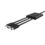 Belkin Adaptateur pour vidéoprojecteur entré HDMI 2.4 m et multisortie pour PC HDMI / USB-C / VGA / Mini Displayport