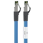Câble RJ45 Goobay Câble RJ45 Cat 8.1 S/FTP (Bleu) - 0.25 m - Autre vue