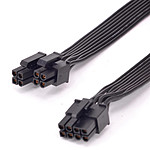Câble d'alimentation Seasonic Câble Adaptateur d'alimentation ATX 8 pin vers 4 + 4 pin - Autre vue