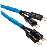Câble d'alimentation Corsair - Kit d'extension gainé pour panneau avant (30 cm) - Bleu - Autre vue