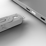 Câble USB Lindy Kit de blocage pour ports USB-A - Autre vue