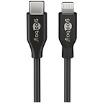 Goobay Câble Lightning to USB-C (M/M) - Noir - 2M