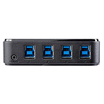 Connectique Firewire StarTech.com Switch de partage de périphériques USB 3.0 avec 4 entrées / 4 sorties - Autre vue