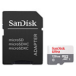 SanDisk Ultra microSDXC 128 Go + adaptateur SD