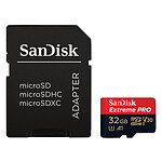 SanDisk Extreme Pro microSDHC UHS-I U3 V30 A1 32 Go + Adaptateur SD