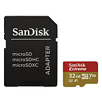 Carte mémoire SanDisk Extreme microSDHC UHS-I U3 V30 32 Go + Adaptateur SD - Autre vue