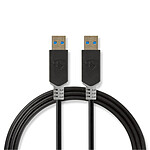 Nedis Câble USB 3.0 (Noir) - 2 m